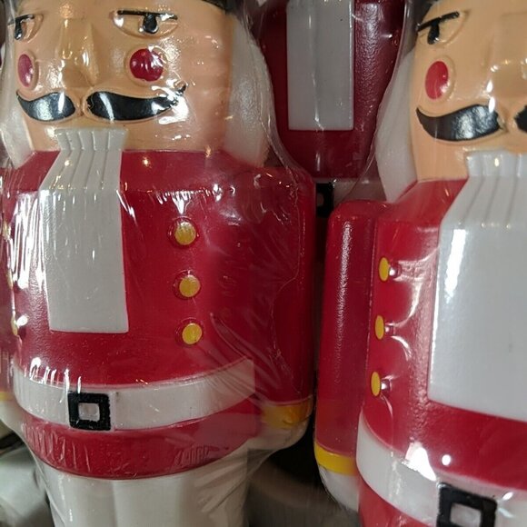 10 Empire Blow Mold Pathway Light Toppers Vintage 1995 NEW Nutcracker Christmas - Picture 12 of 13